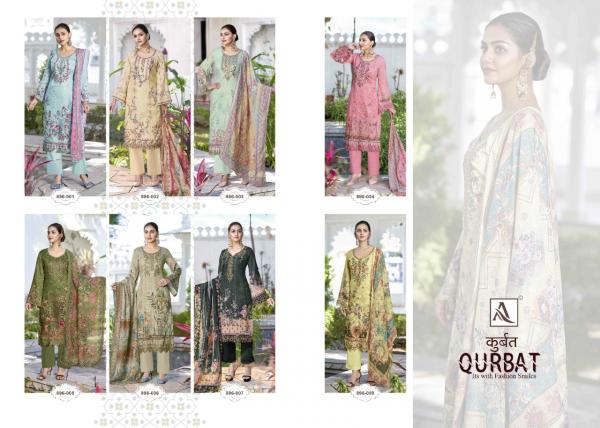 Alok Qurbat Designer Cotton Embroidery Pakistani Printed Dress Materials 